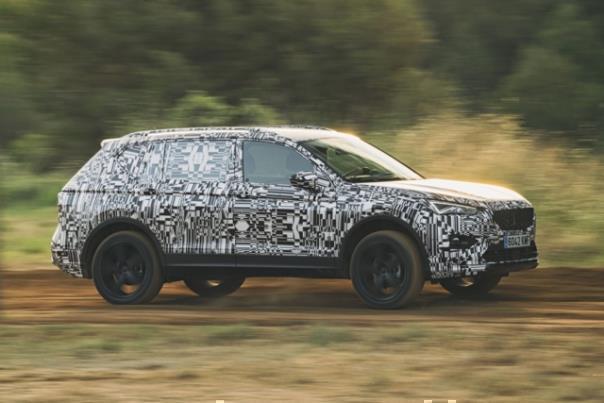 Noch getarnt: Seat Tarraco.  Foto: Auto-Medienportal.Net/Seat